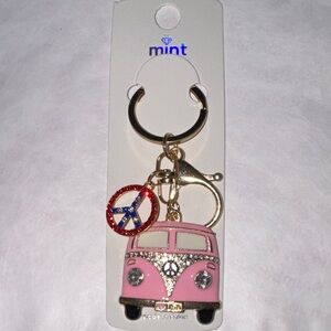 Van Keychain with Peace Symbol by Mint